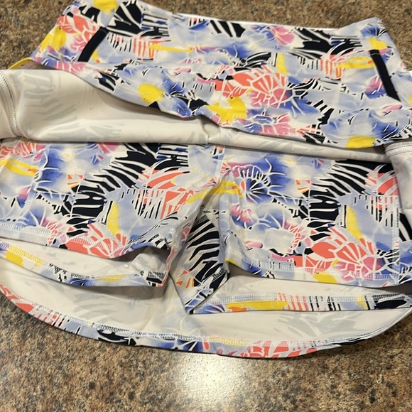 Free People Printed Volley Skort Size Small Mystic Floral High Rise NEW - Picture 5 of 14